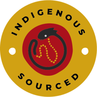 Indigenous Sourced Logo Indigenous Sourced Logo