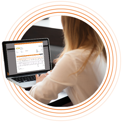 Smart Quote User on Laptop Smart Quote User on Laptop