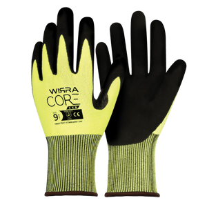 gloves_core_cxn_cut_c_nitrile_hi_vis_yellow_wirra_pair
