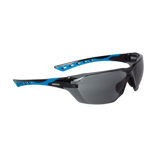 Carbon Safety Glasses Smoke Lens Smoke/Blue Frame