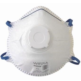 P2 Cupped Valved Disposable Respirator 10 Pack