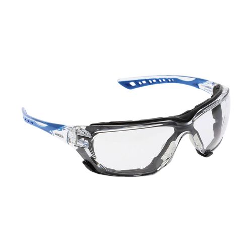 Carbon Safety Glasses Silver I/O Mirror Lens