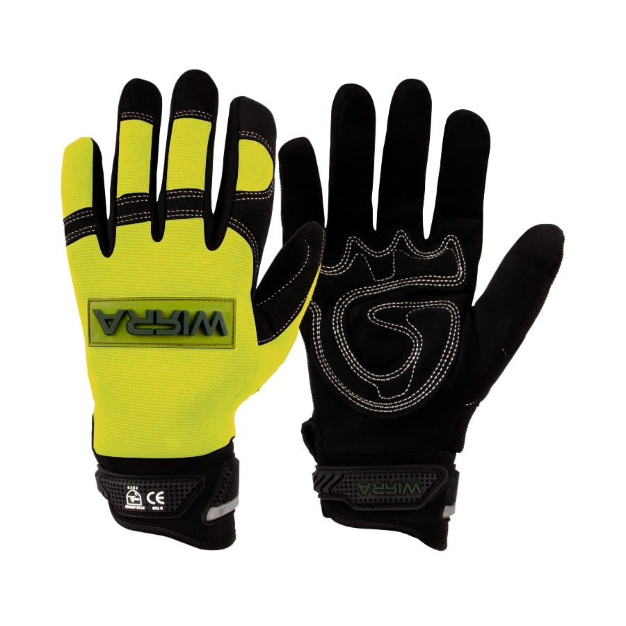 Mekan-X MK1 Hi-Vis Mechanics Gloves